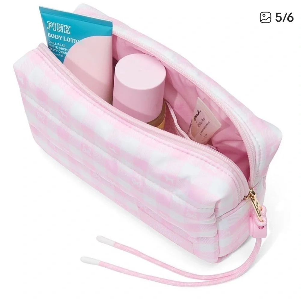 Pink x LoveShackFancy Makeup Pouch